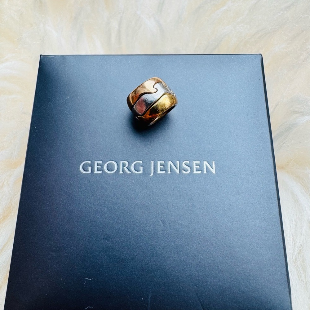 Georg Jensen Tri-color fusion pendant